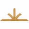 Ekena Millwork Richland Rough Sawn Timber Gable Bracket, Western Red Cedar, 84"W x 38"H x 4"D x 6"F, 11/12 Pitch GBW084X38X0406RIC00RWR - alternate 1